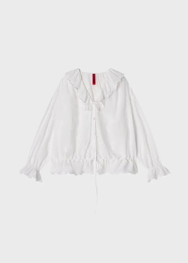 Airy Frill Jumper