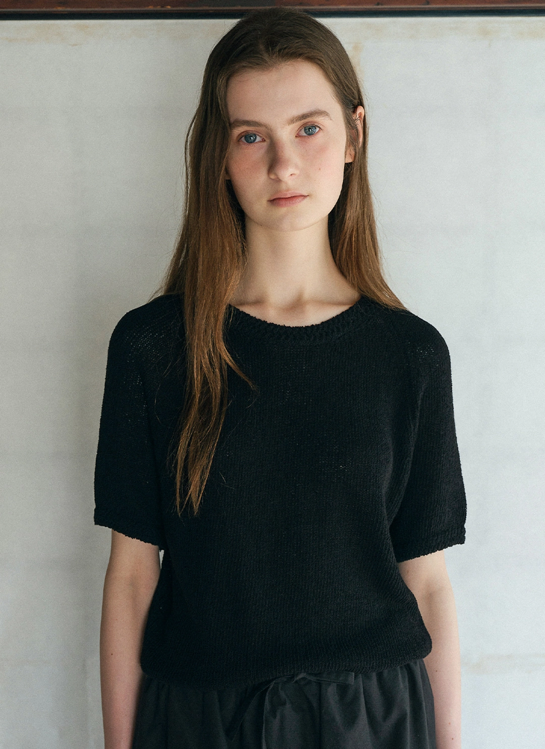 르닐 Harriette Knit Top (Black) 상품 이미지 2