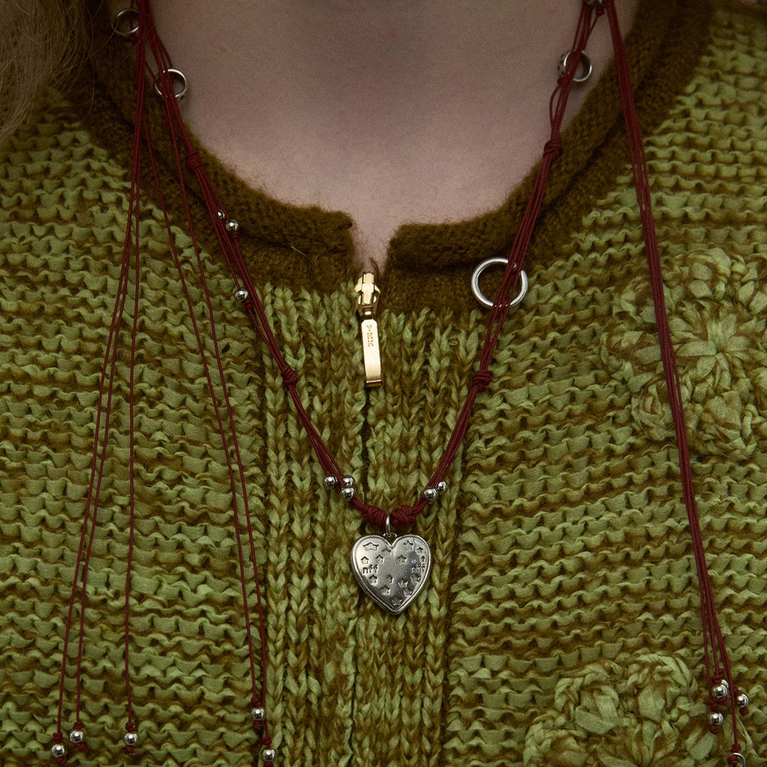 엔프프 halyard necklace-red 상품 이미지 2