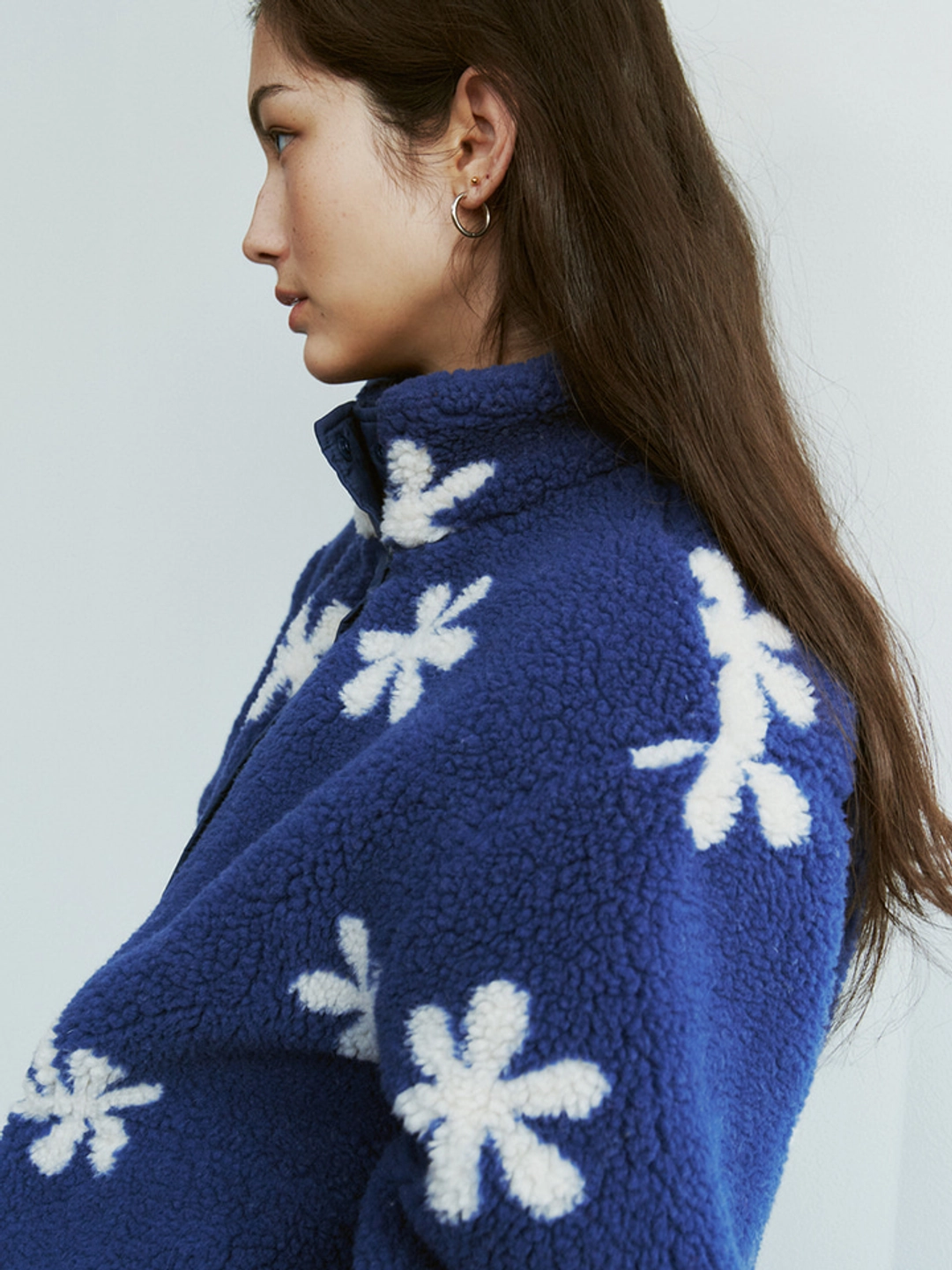 프리터 Daisy Fleece Jacket Navy_F263JP16 상품 이미지 3