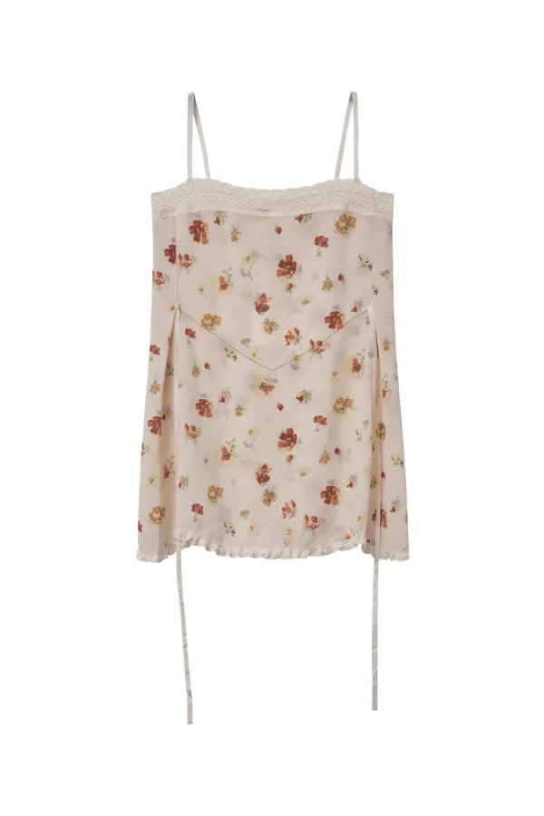 Via Hannah slip mini onepiece (Pink flower)