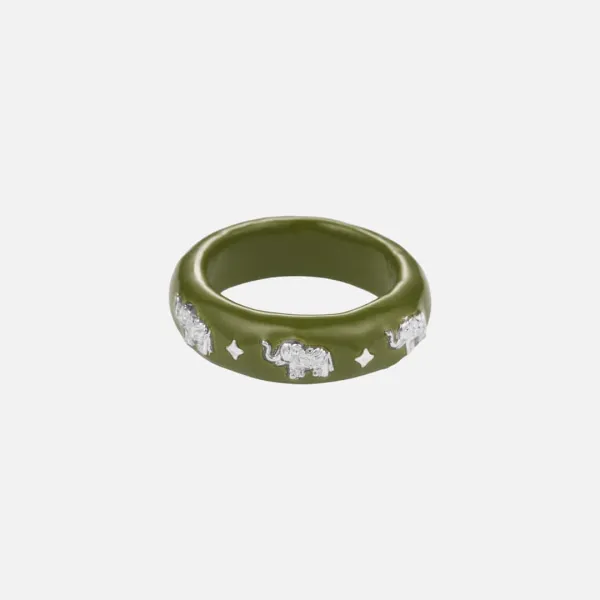 ganesha ring-khaki