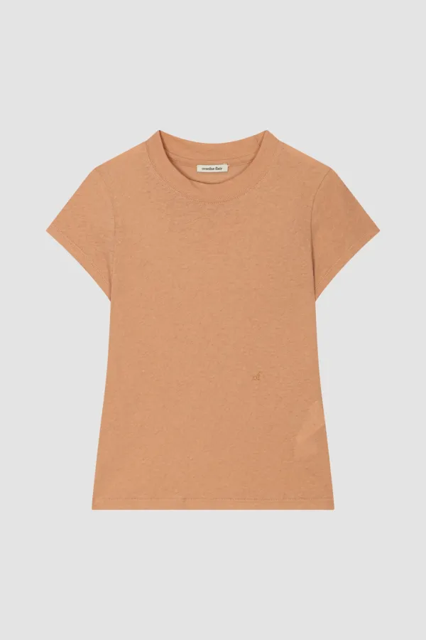 OF NATURAL SLIM T-SHIRT_SALMON