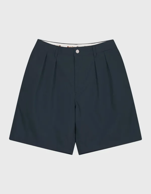 CREST QUICK-DRYING NYLON CHINO SHORTS / Navy
