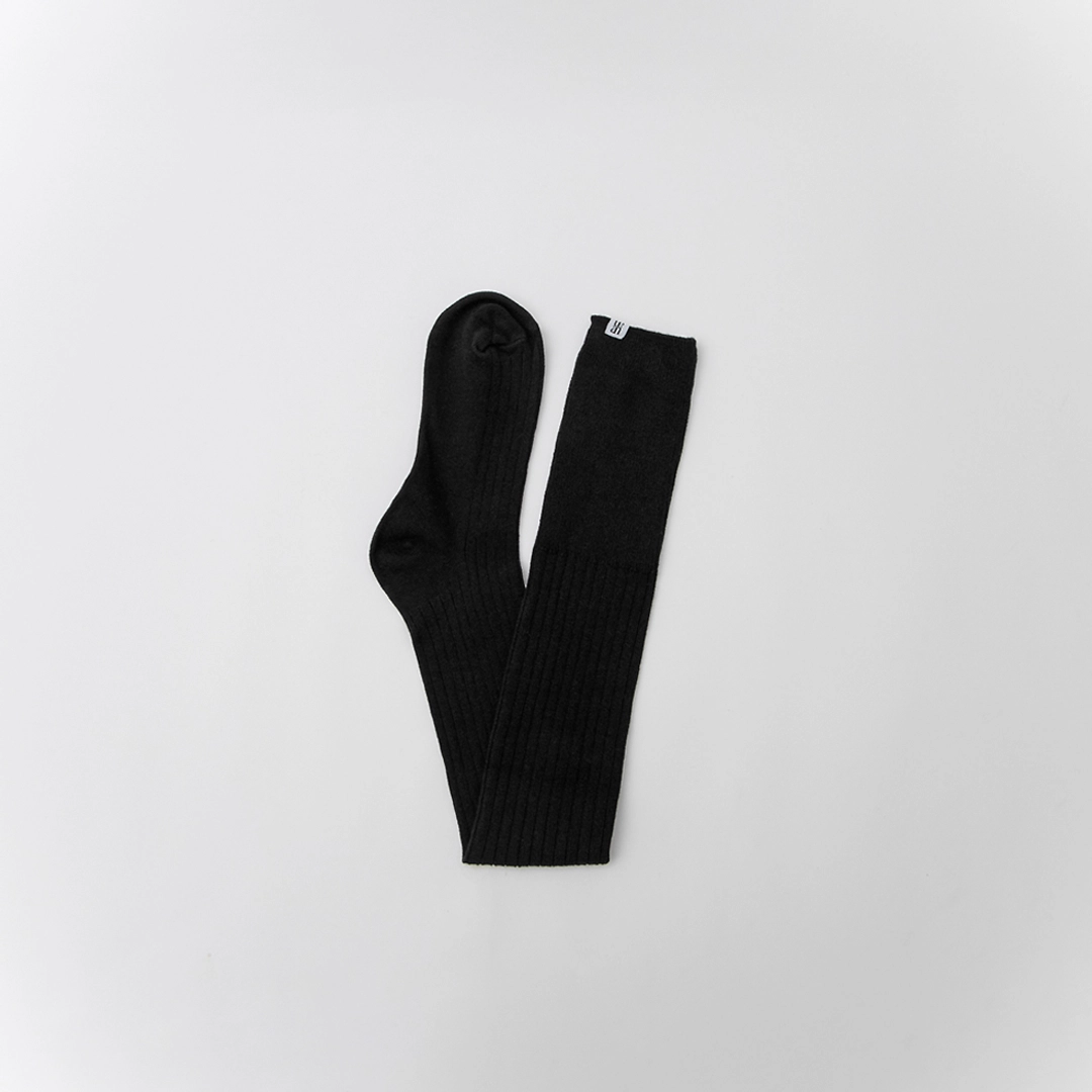 아뜰리에 나인 (Z-SC-0037)RIBBED KNEE SOCKS 상품 이미지 1