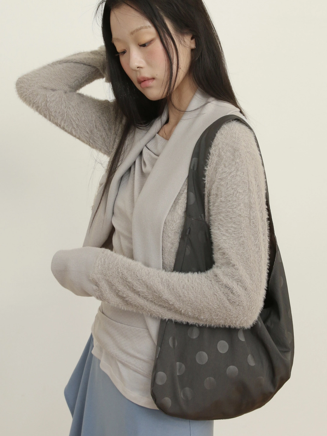 포에브 Dotted Reversible Day Bag [3 Color] 상품 이미지 2