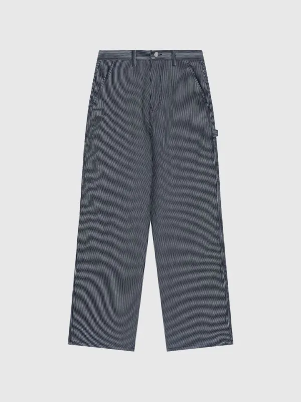 [Exclusive] Hickory Railroad Pants (Navy Stripe)