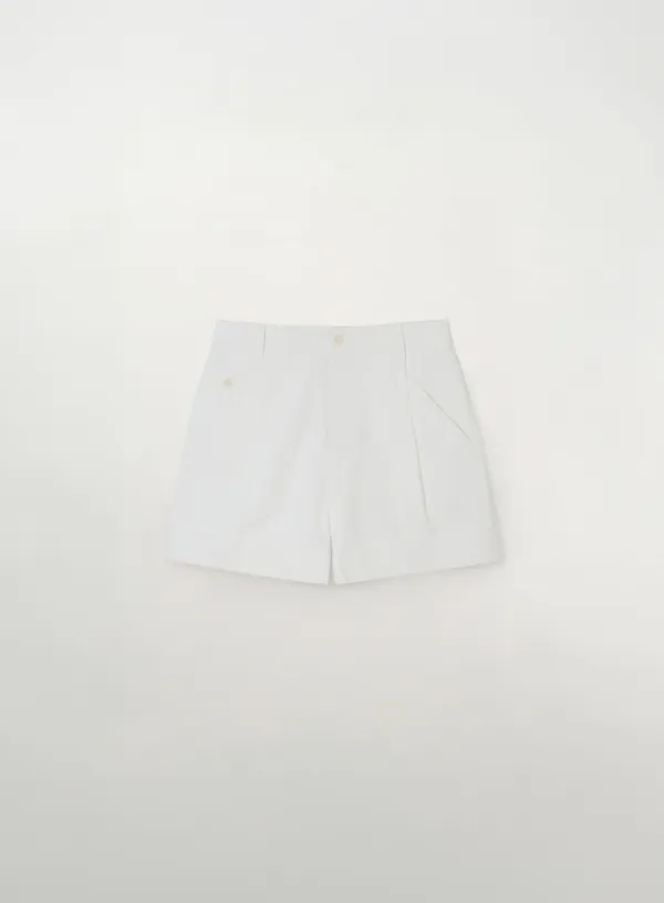 [이민정 Pick] (W) Pocket Cotton Chino Shorts - White