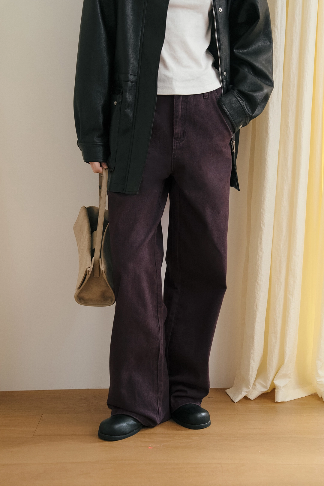 샤드라마 RELAXED FIT FADED PANTS [FADE PURPLE] 상품 이미지 2