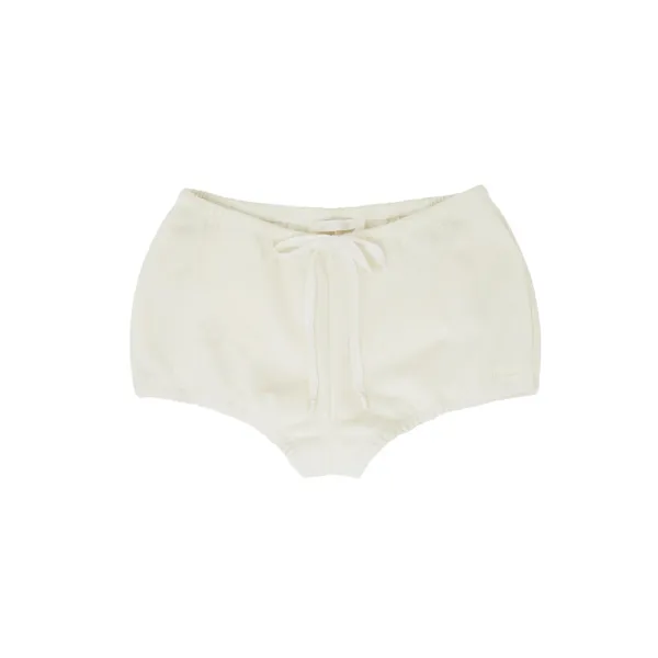 Wool Cotton Puff Shorts (sand beige)