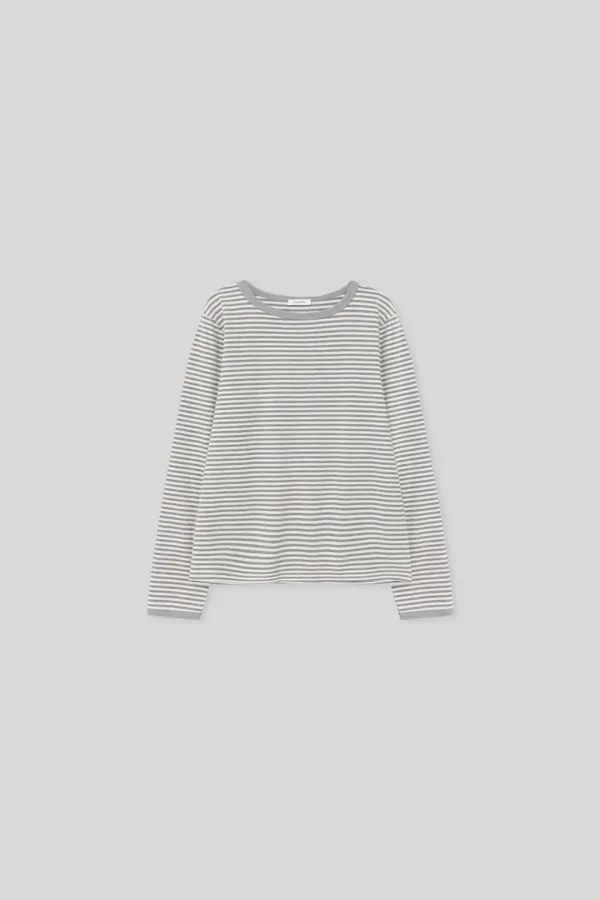Cookie stripe t-shirt (gray)
