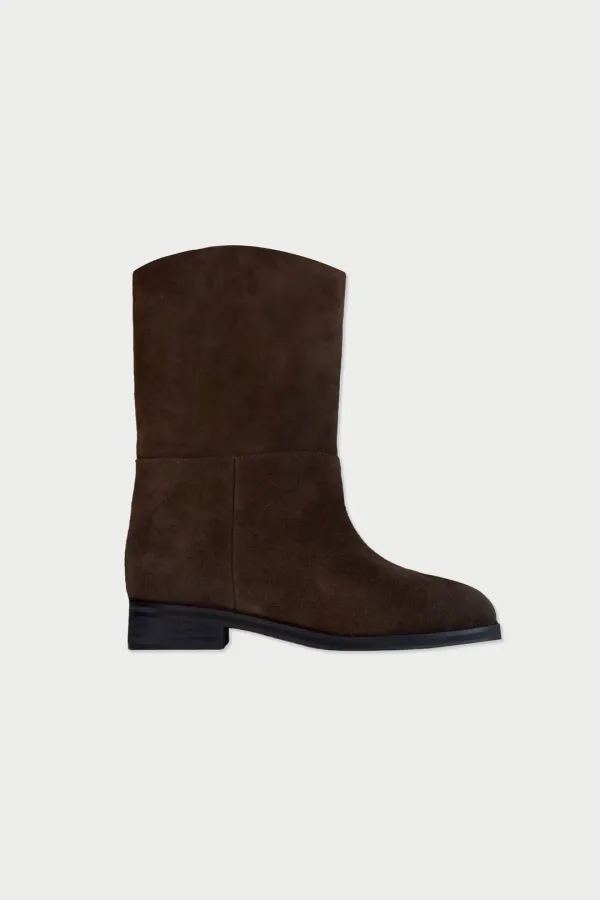 Kinder half boots_suede brown