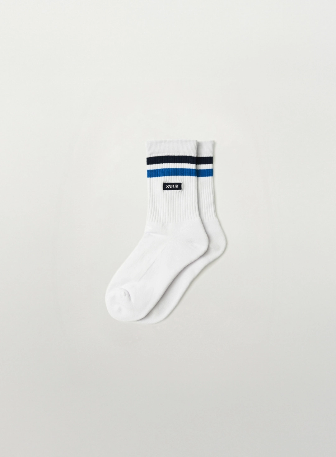 세터 Small Logo Sporty Socks - White 상품 이미지 1