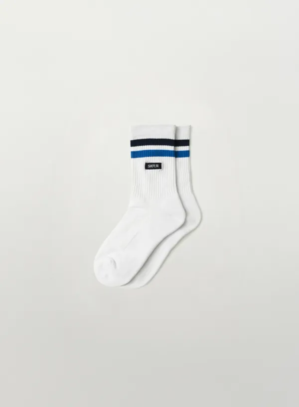 Small Logo Sporty Socks - White