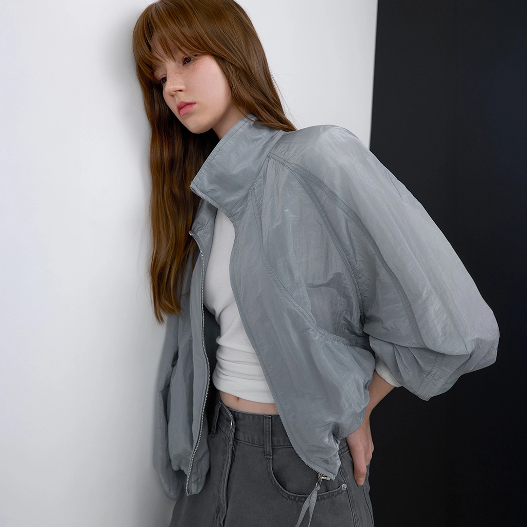 아뜰리에 나인 (JP-595)SHIRRING STRING CROP JUMPER 상품 이미지 2