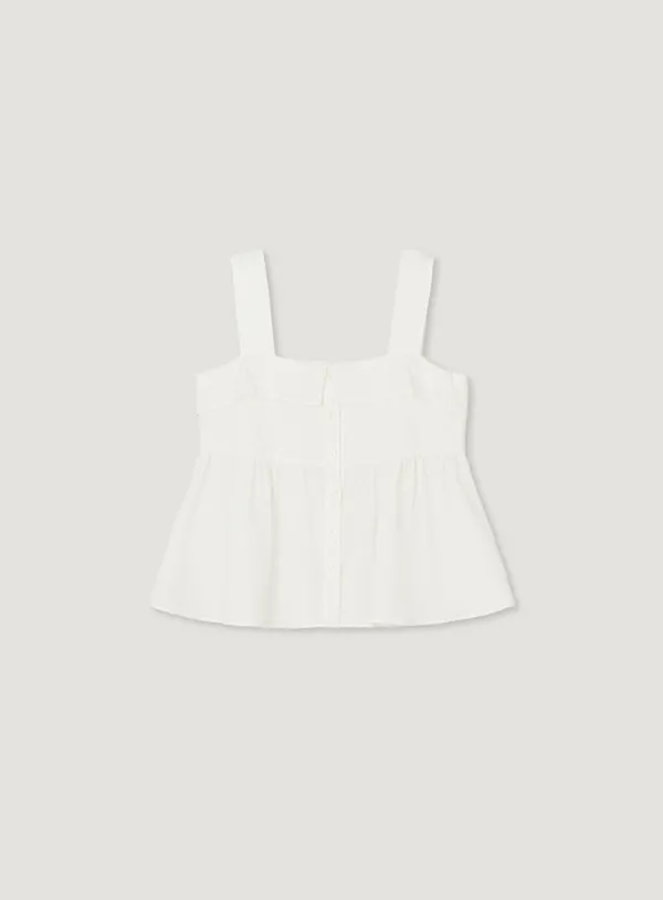 MELLO SLEEVELESS BLOUSE_IVORY