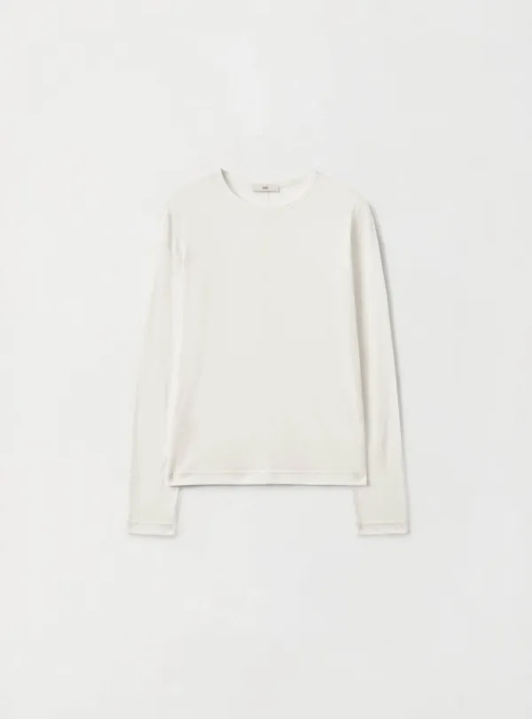 [2ND] MIA LONG SLEEVE TOP - WHITE