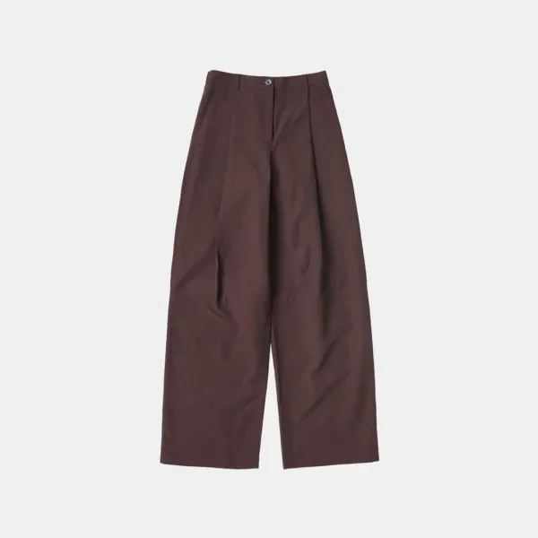 SIPT7142 하프 밴딩 나일론 팬츠_Burgundy