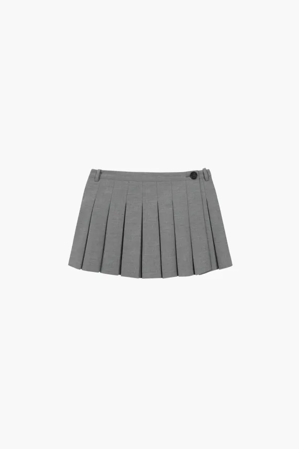 BUNNY SKORT IN HEATHER GREY