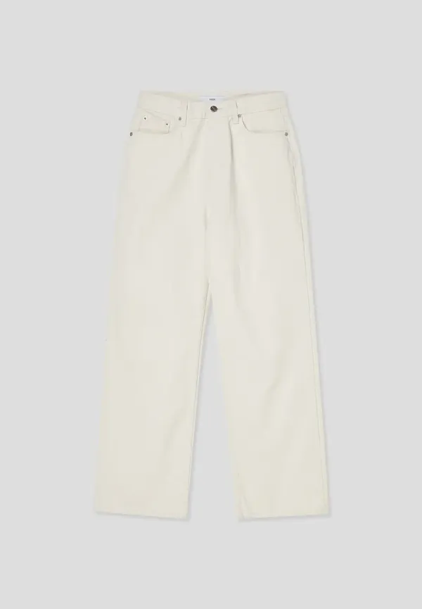 Relaxed wide pants (ivory)