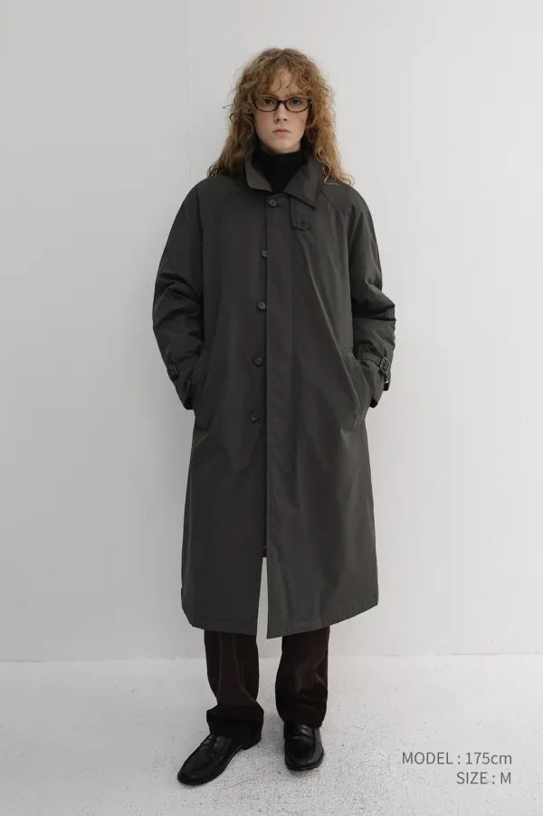 [LIMITED OFFER] UNISEX PADDED BALMACAAN COAT CHARCOAL GREY_UDCO6D141CG