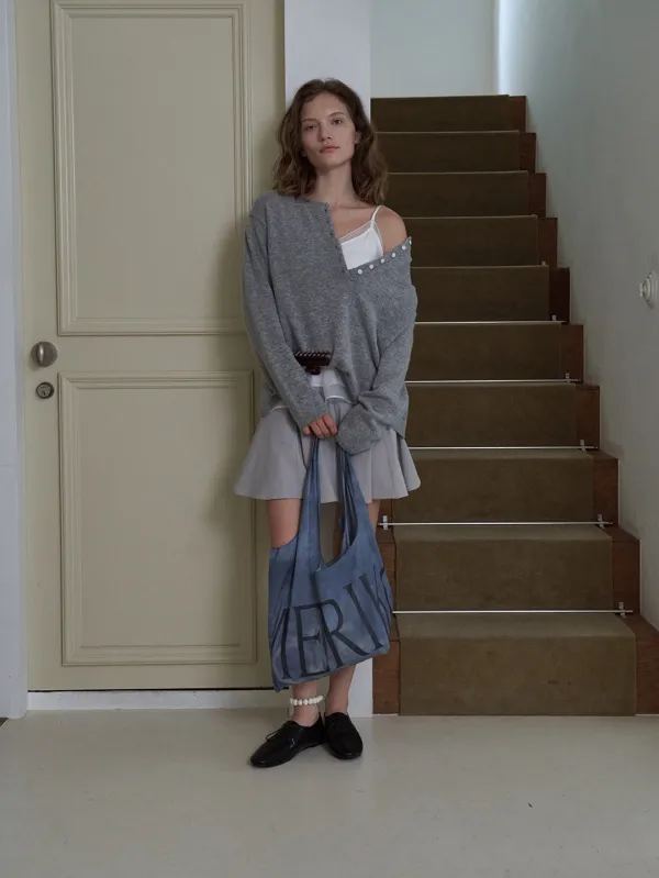 Nila Flare Skirt - Gray