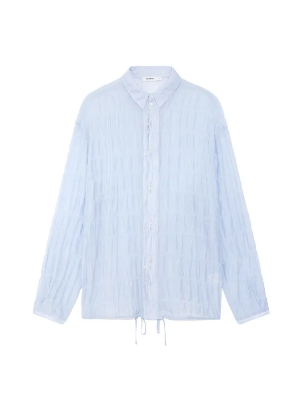 COASTAL WRINKLE SHIRT (SKY BLUE)