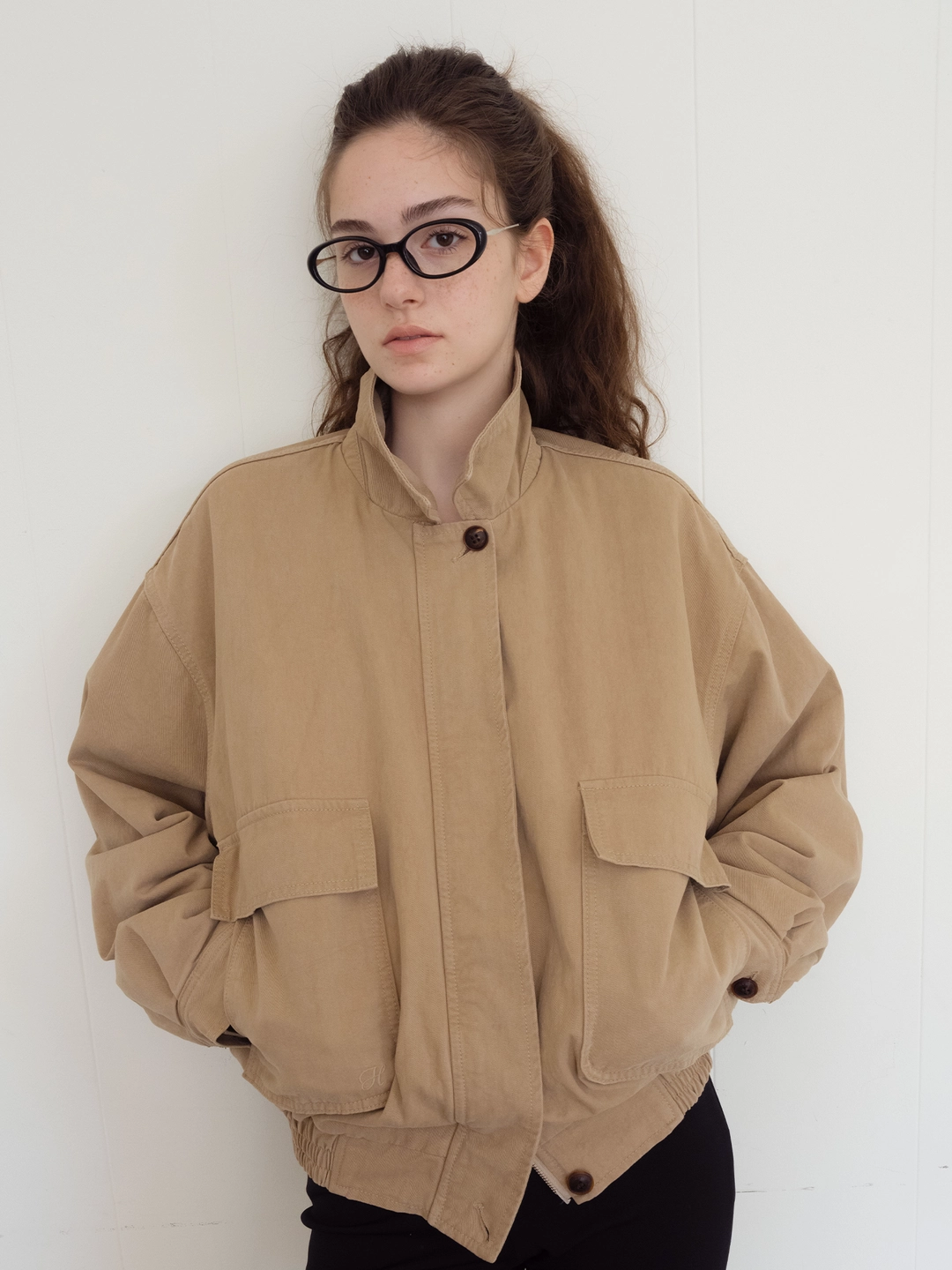 헤더먼트 90s garment washing jumper (biscuit) 상품 이미지 3