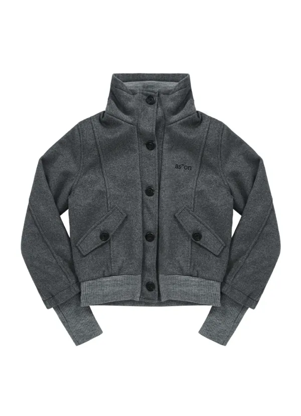 DUMBO WOOL JACKET / GRAY