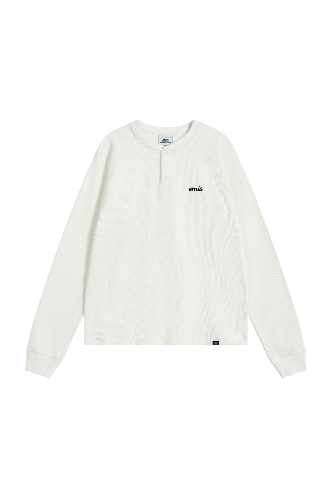 이미스 WAFFLE RAGLAN T-SHIRT-IVORY 상품 이미지 1