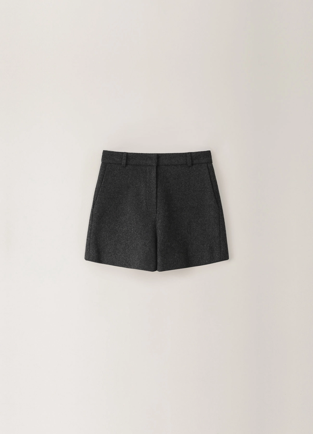 페블엠 3RD / Wool Twill Shorts - Charcoal 상품 이미지 1