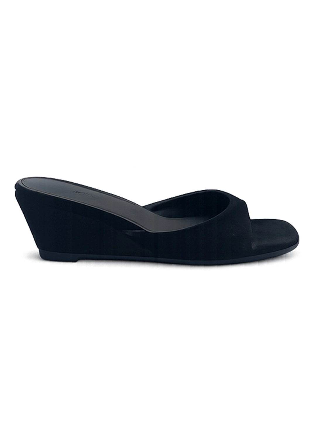 에레 OPEN-TOE WEDGE MULE [BLACK] 상품 이미지 1