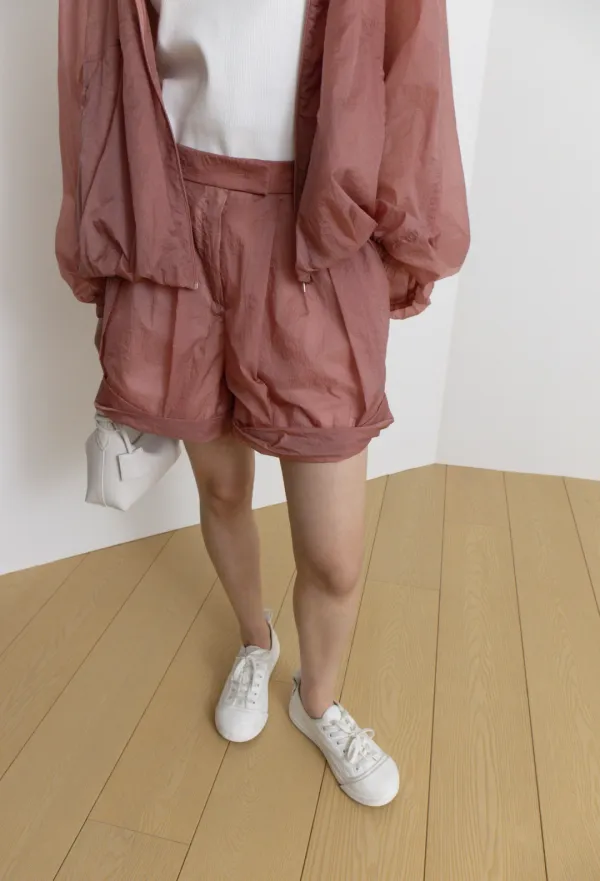 에어리 나일론 쇼츠 핑크