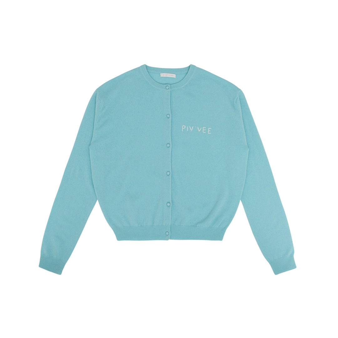 피브비 Hand-stitched Knit Cardigan (airy blue) 상품 이미지 1