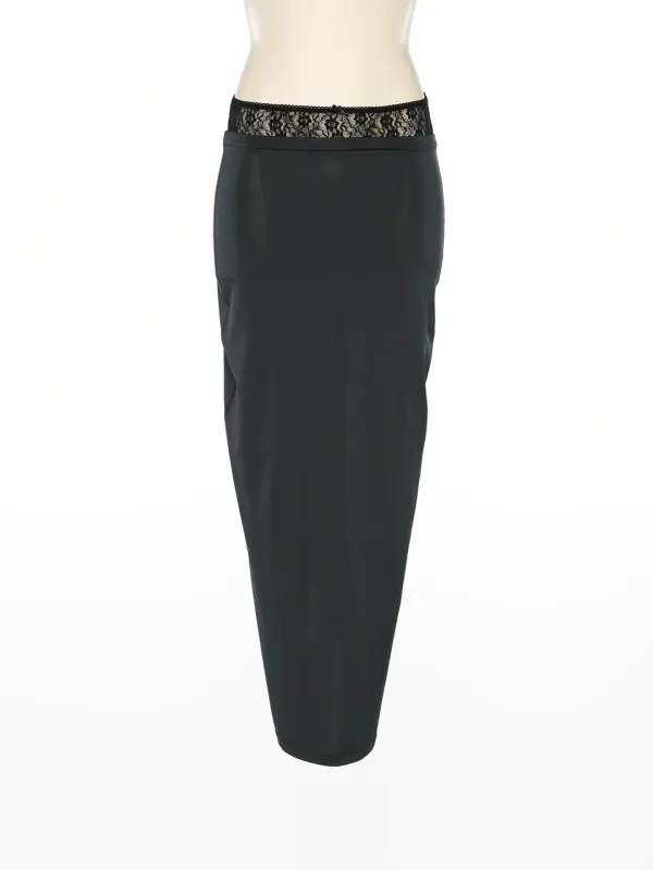 PS25 DARK NAVY LACE LAYERED SKIRT