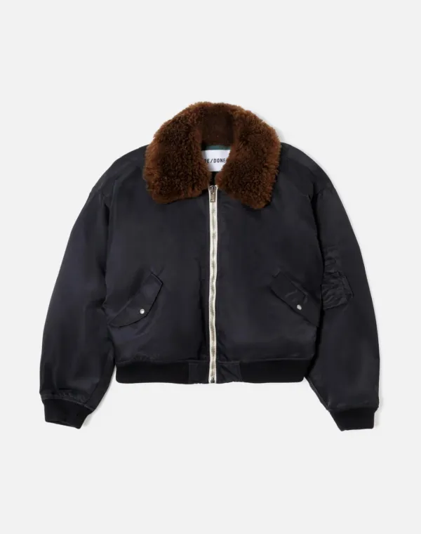 Shrunken Bomber - Black
