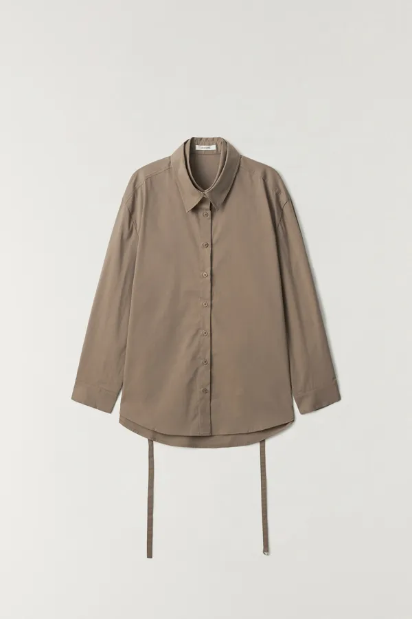 더블 레이어 셔츠 KHAKI