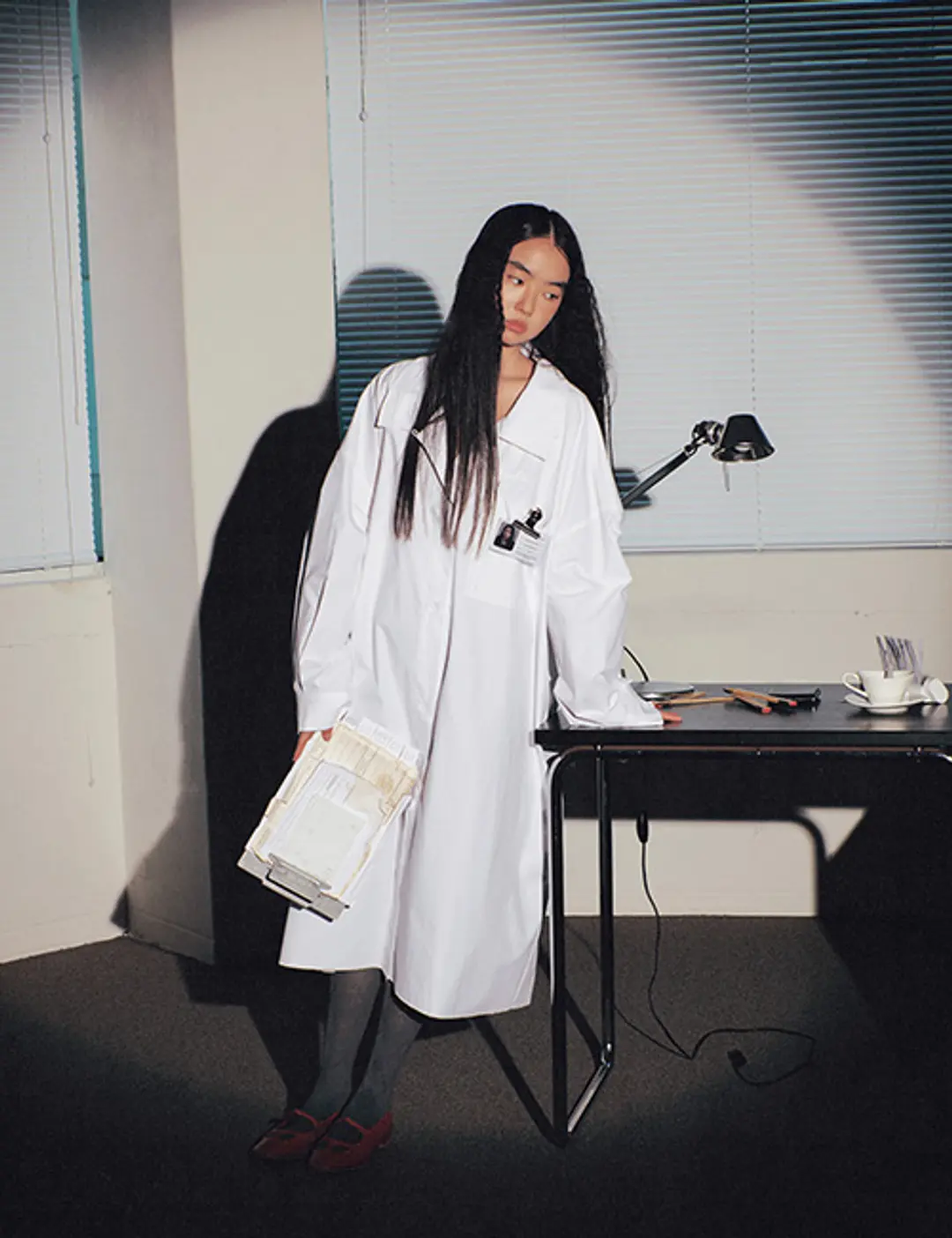 프레클 oxford long shirt dress 상품 이미지 2