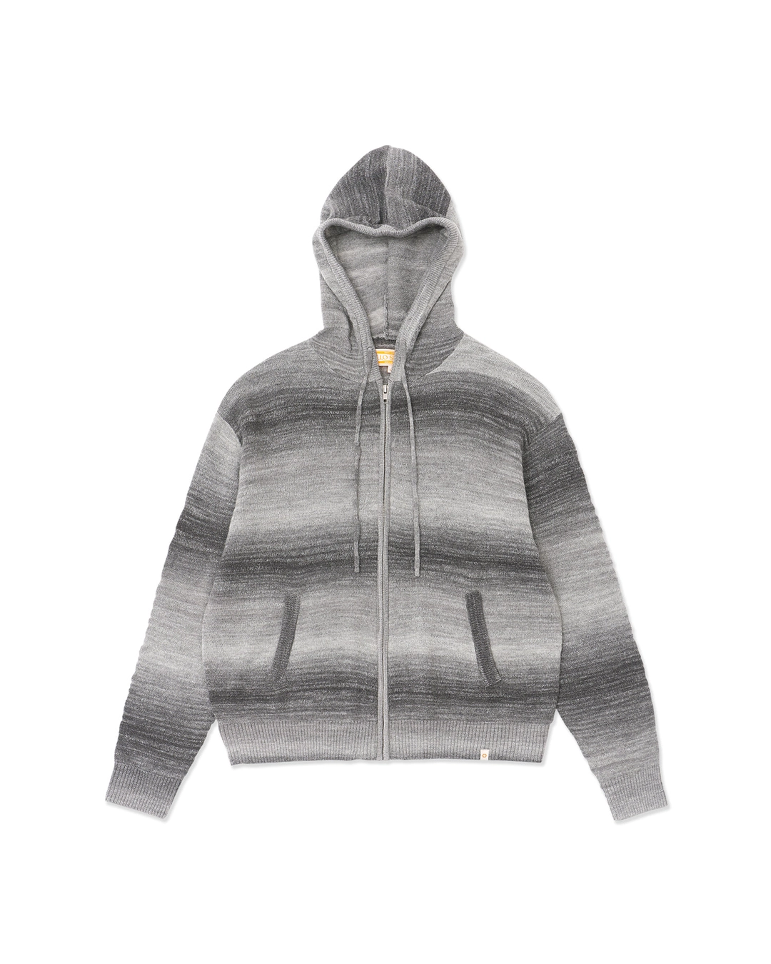 헬로선라이즈 HS Gradation Knit Zip Up_Black 상품 이미지 1