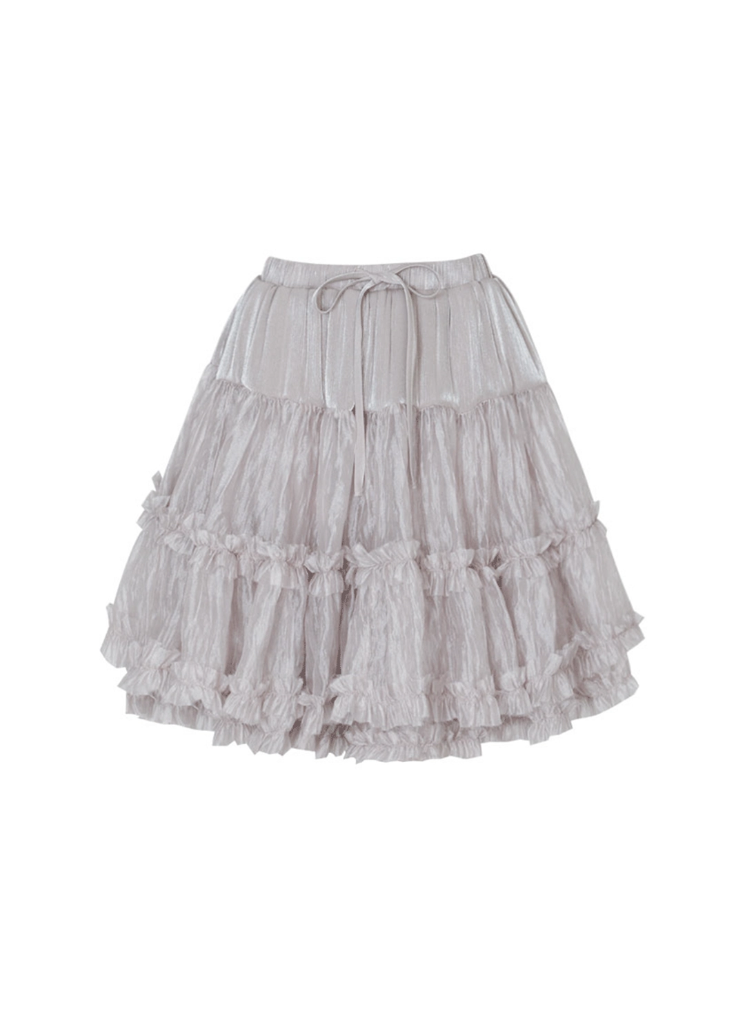 루루서울 Tutu Midi Skirt (Light Gray) 상품 이미지 3
