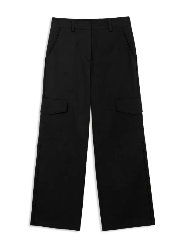 TWO POCKET FIELD PANTS (BLACK)