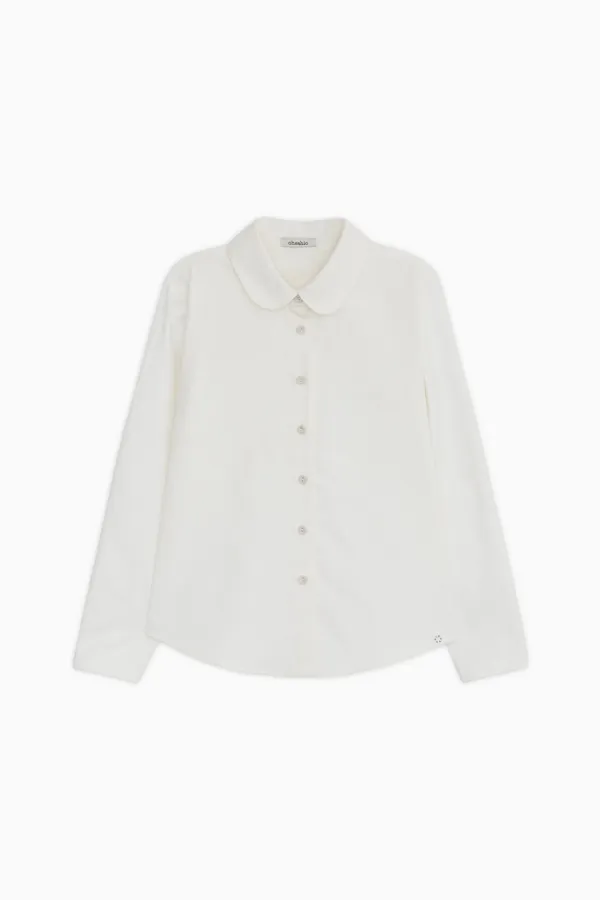 PATTERN MIX COLLAR SHIRT, CORDUROY