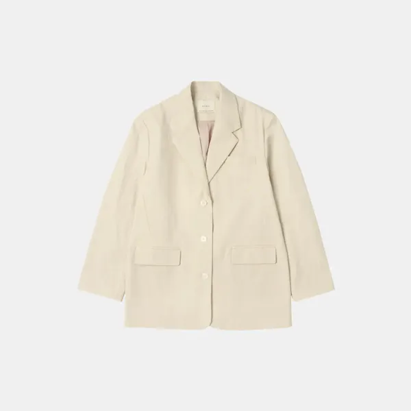 SIOT4136 오버 핏 와샤 블레이저_Light beige