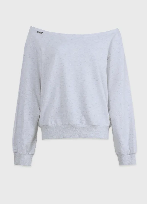  [44-120]  Rumi Off Shouder Sweatshirt  루미 오프숄더 스웻 셔츠 (봄-가을-다이마루-캐주얼룩-데일리룩-여리핏-오프숄더-스웻-빅사이즈-자체제작) 