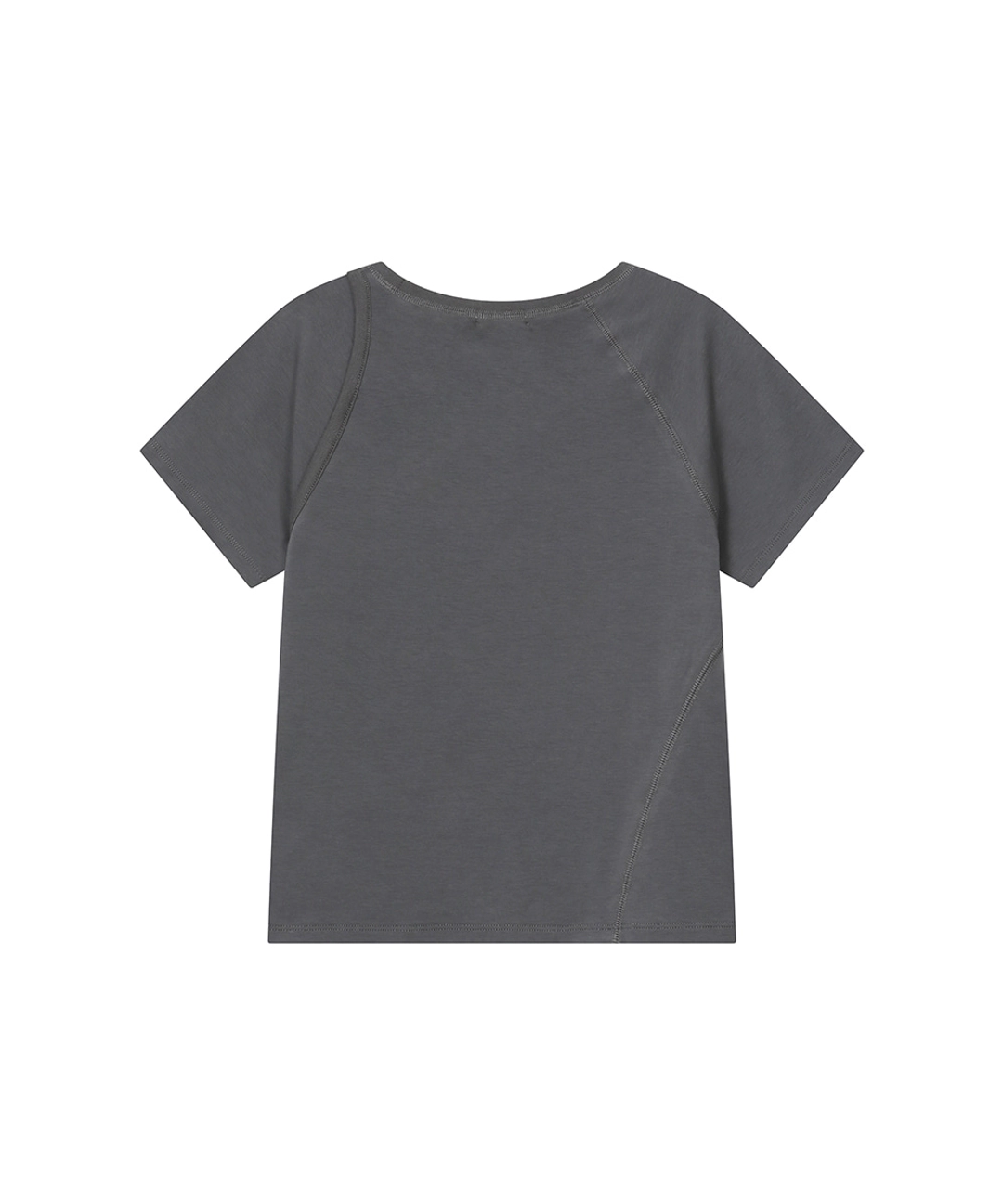 미세키서울 [Flagship Store Exclusive] Mixed short sleeve CHARCOAL 상품 이미지 2