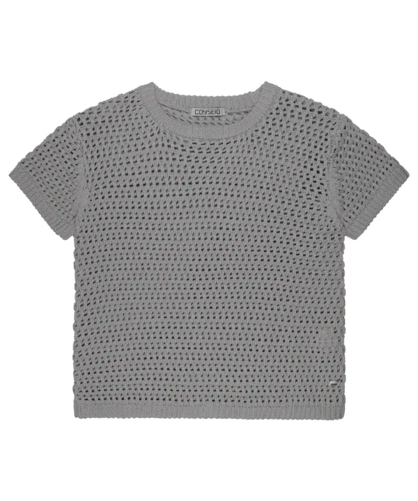 POING HALF KNIT GREY