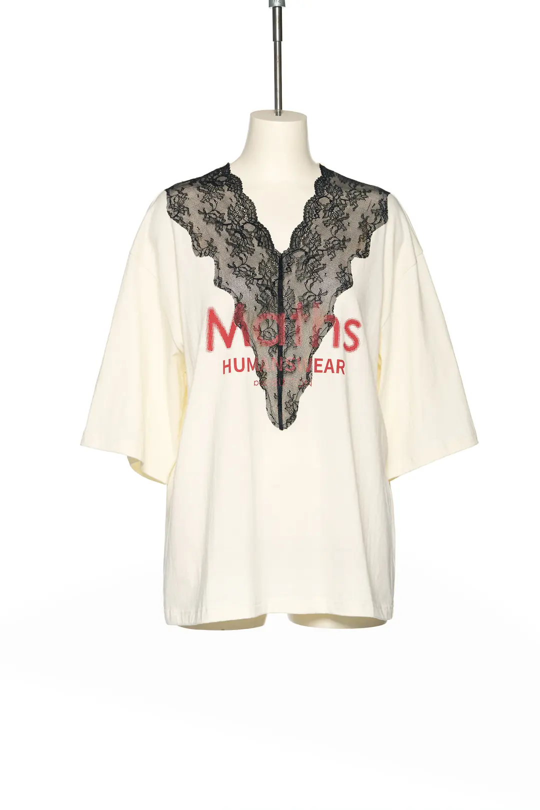 푸쉬버튼 PS25 IVORY V NECK TOP 상품 이미지 1