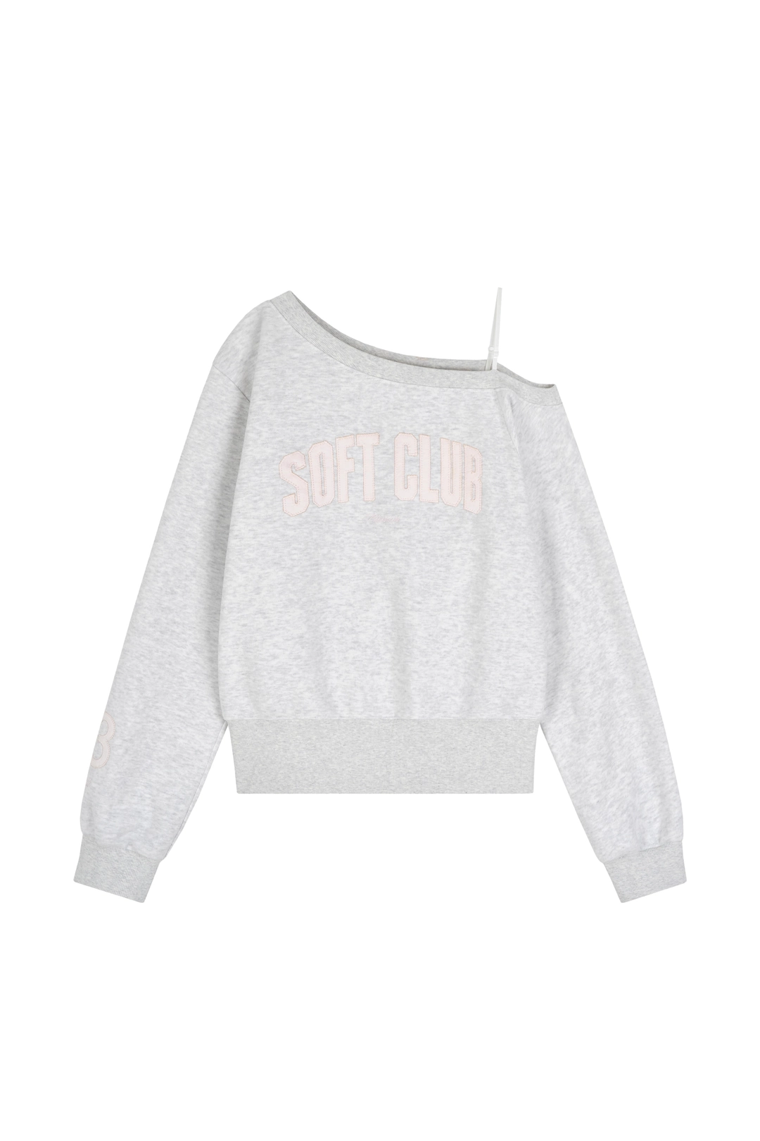 클리시어 25 SOFT line sweatshirt, Gray 상품 이미지 1