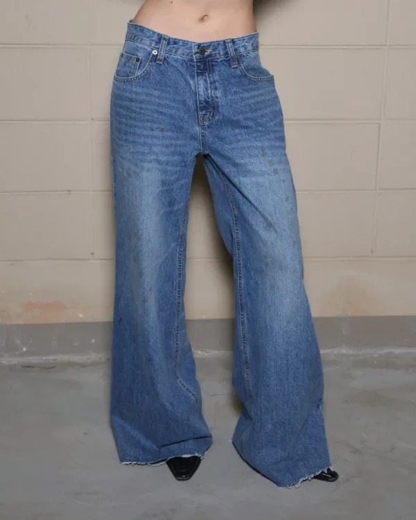 90\'s painting jeans