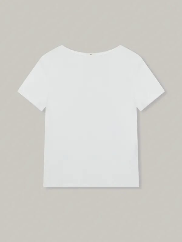 jersey boatneck top (3color)